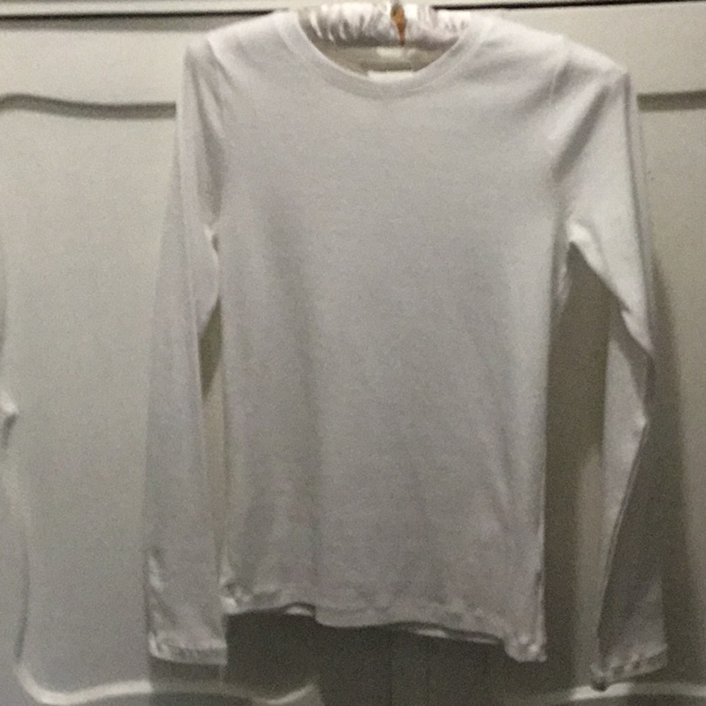 Club Monaco Long Sleeve White Tee